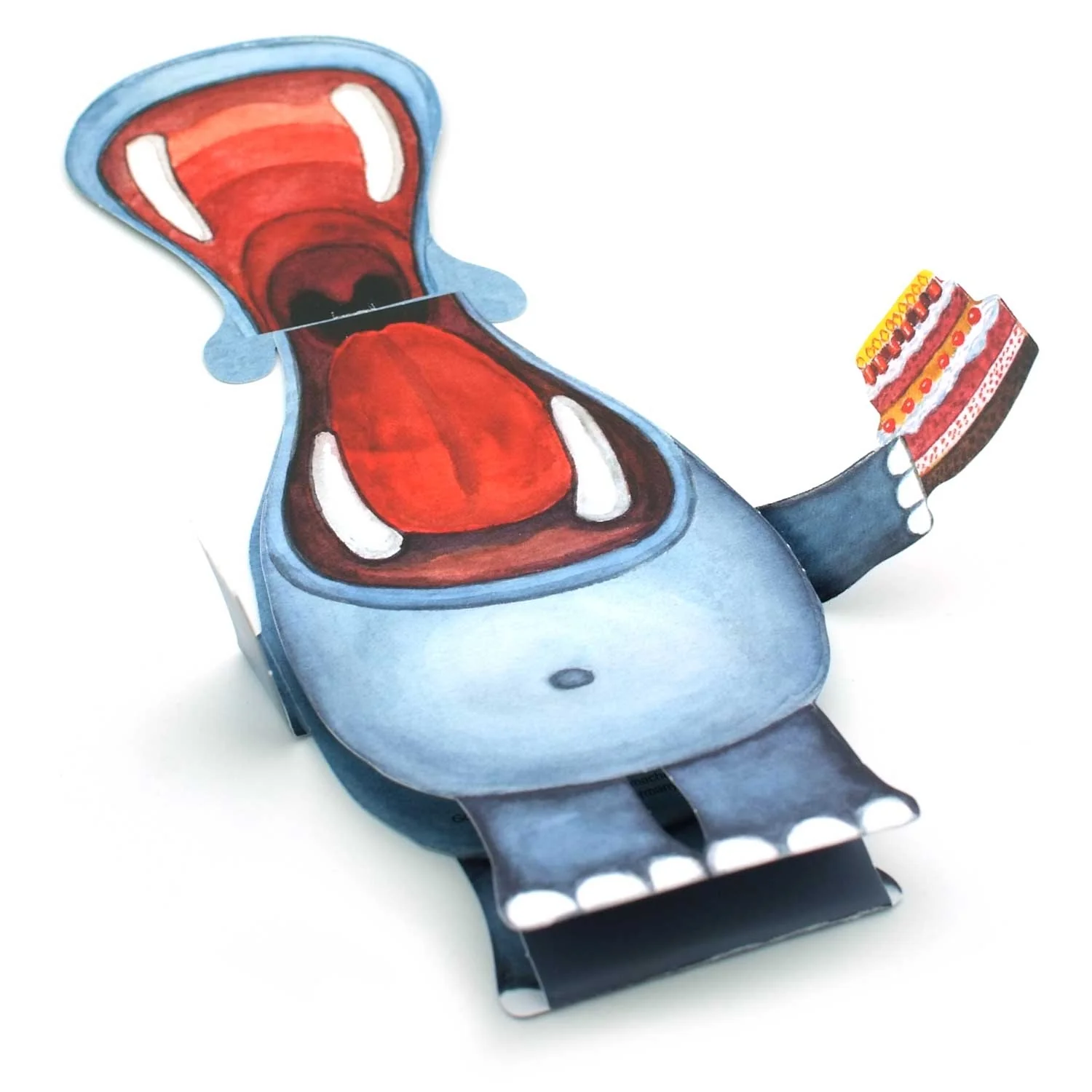 3D- Tierkarte Nilpferd - Image 3