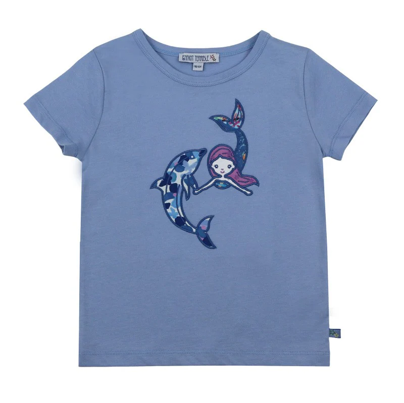 Blaues Shirt mit Meerjungfrau von Enfant Terrible