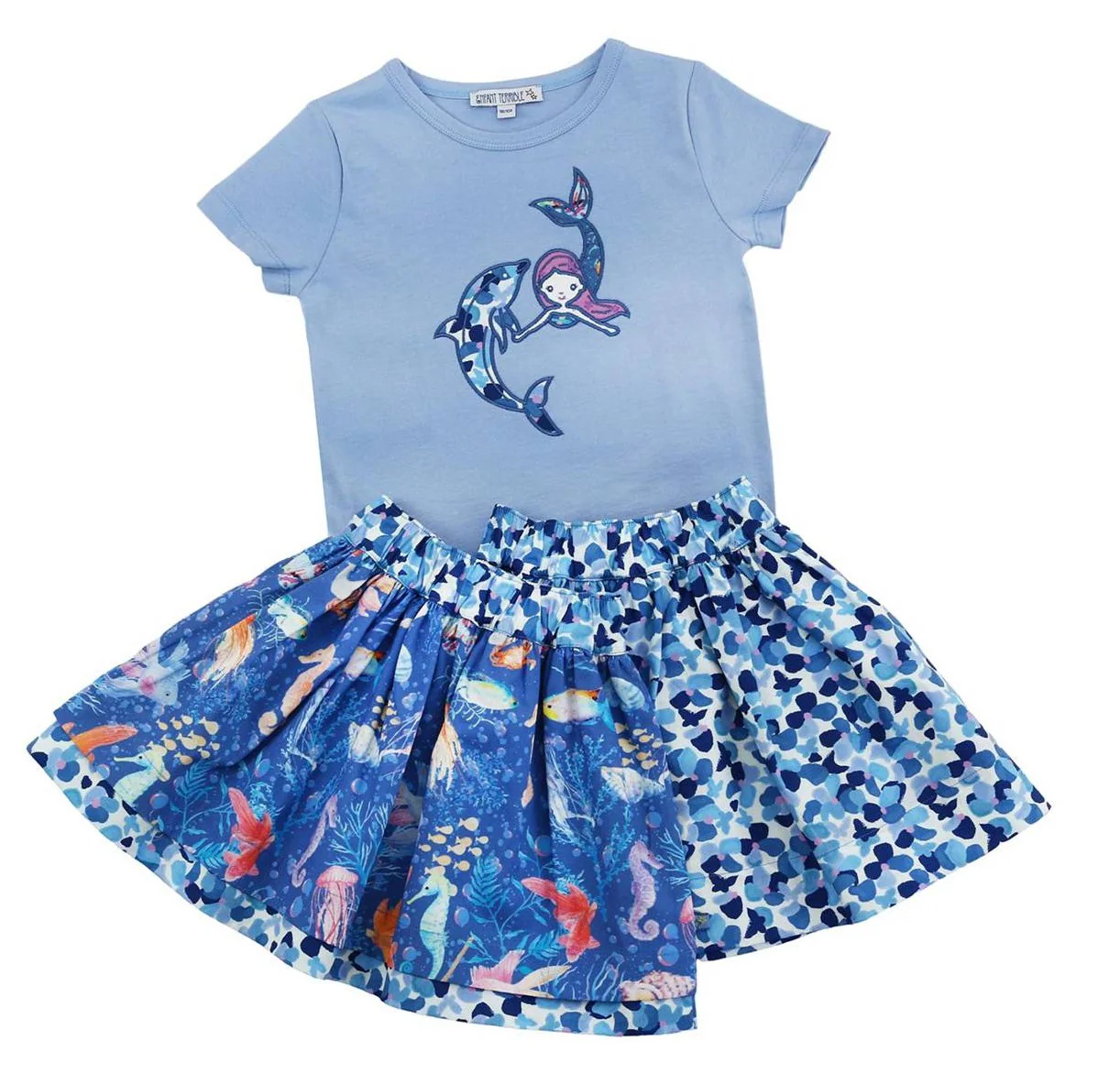 Blaues Shirt mit Meerjungfrau von Enfant Terrible - Image 2