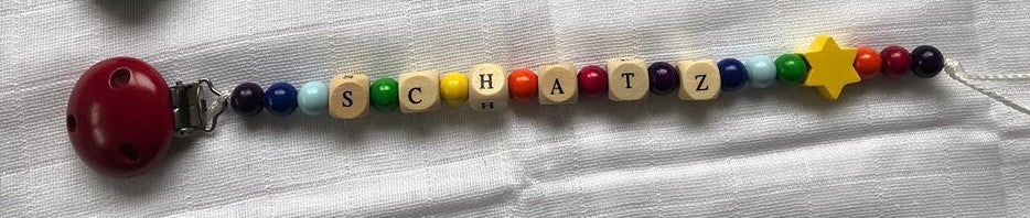 Geschlechtsneutrale Nuggikette mit Kosename oder Name - Image 3