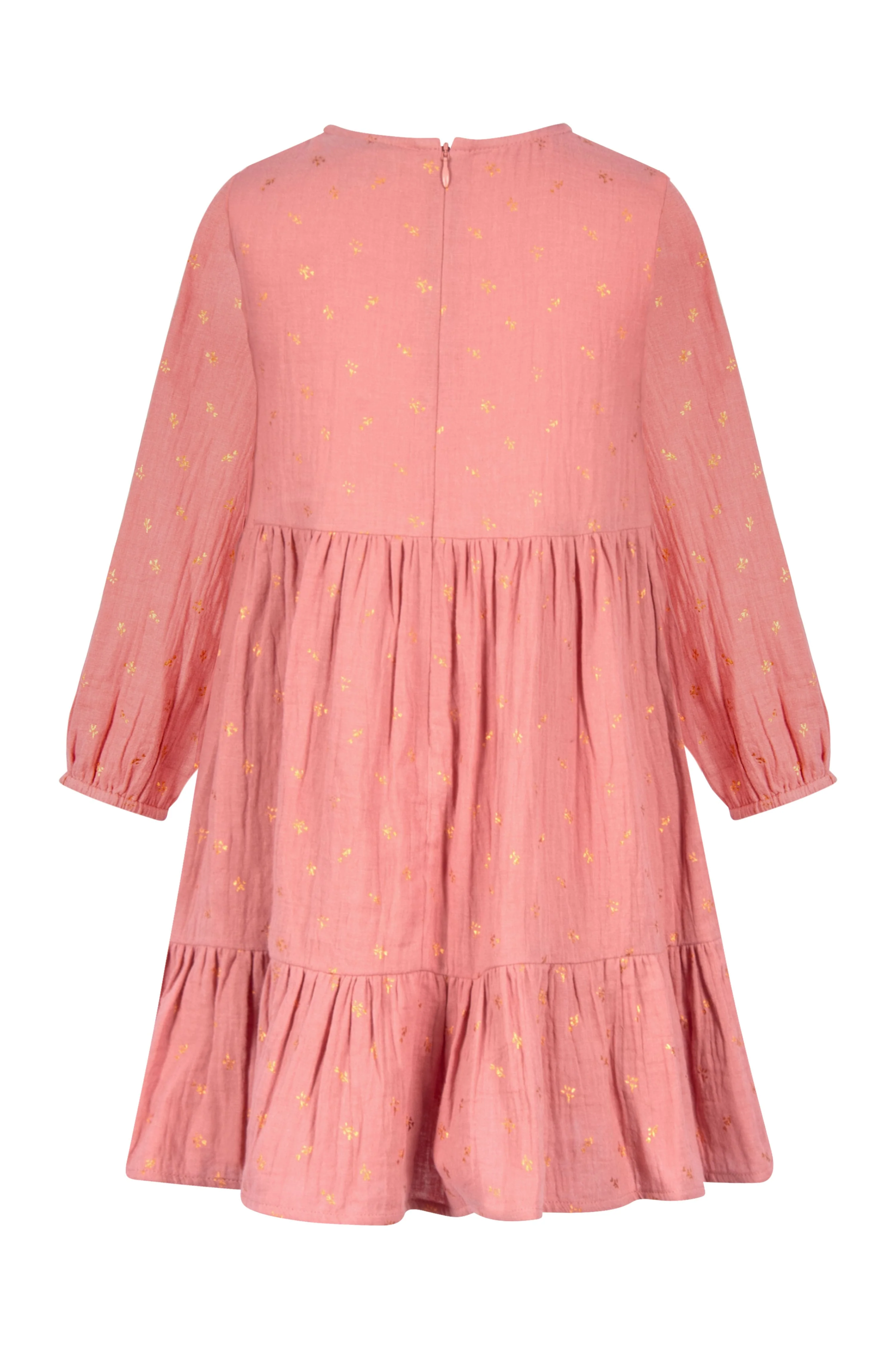 Kleid goldene Blätter in peach von Happy Girls - Image 2