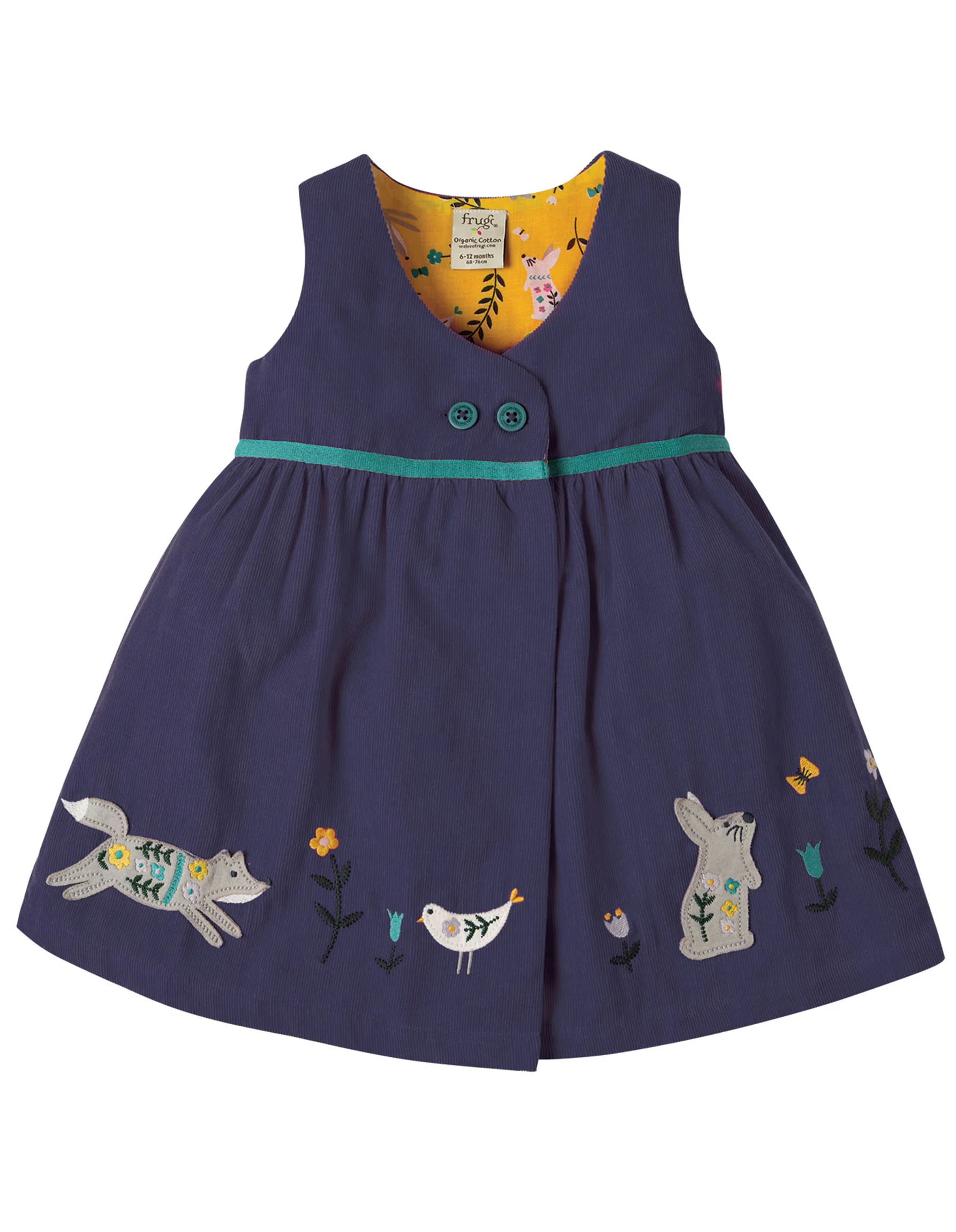 Babycordkleid Fuchs/ Hase von Frugi