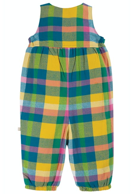 Latzhose farbig karriert von Frugi - Image 3