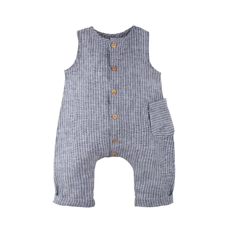 Latzhose blau/weiss gestreift von Pure Pure