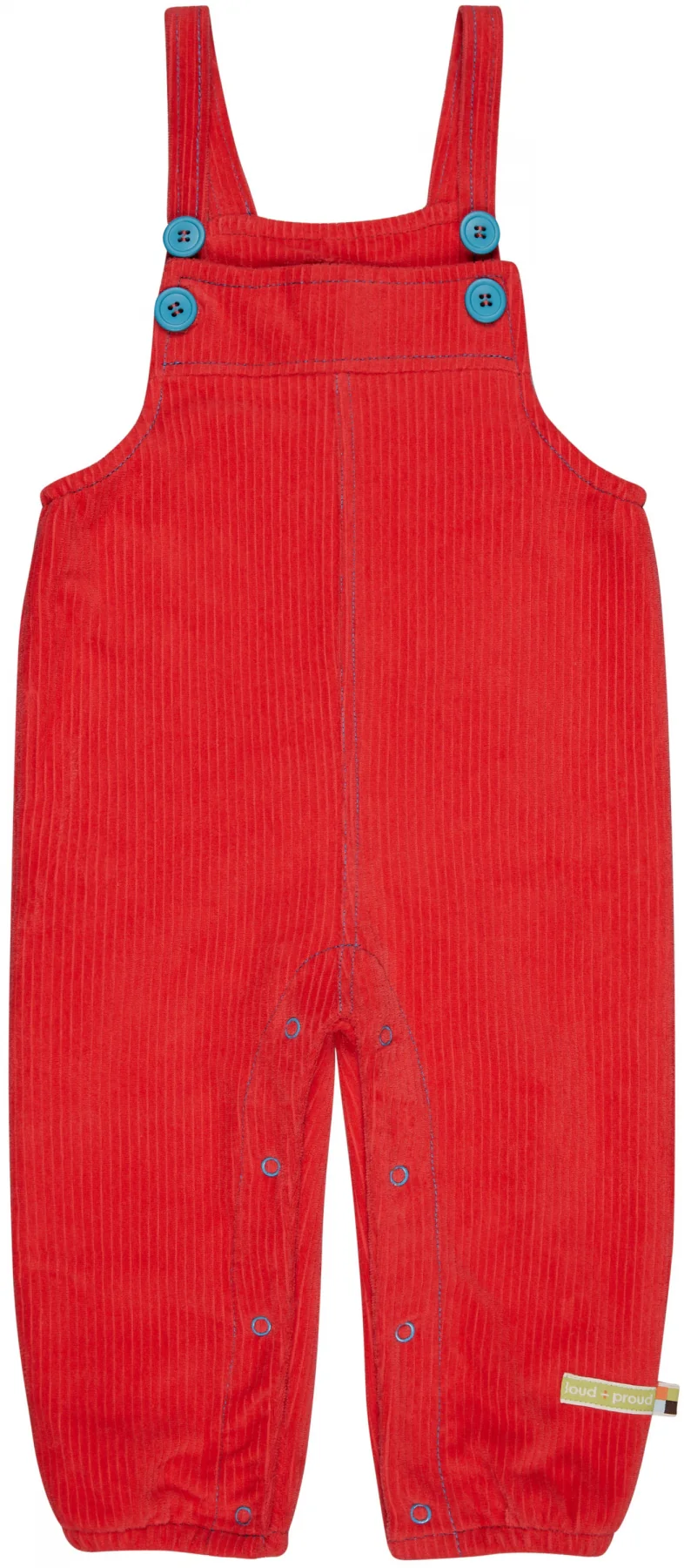 Latzhose in orange von loud+proud