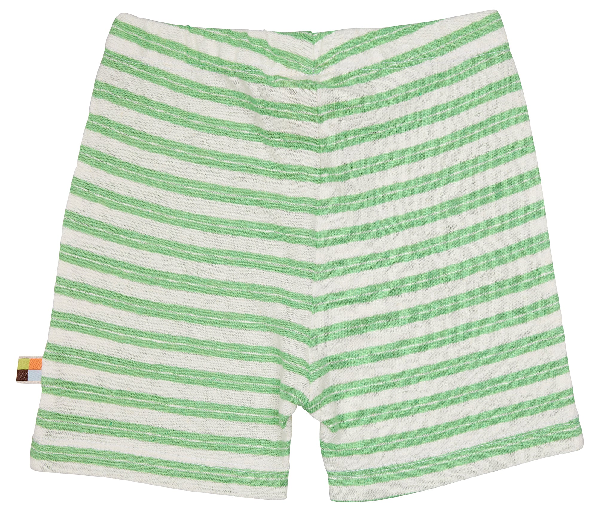 Shorts in grün/weiss gestreift von loud+proud - Image 2