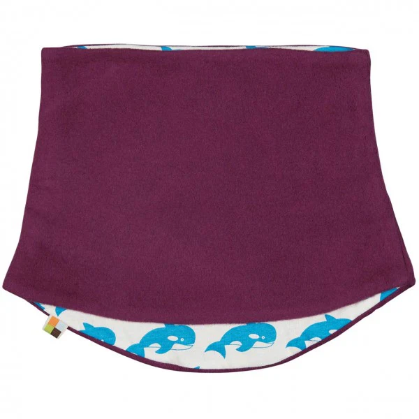 Wendeschal Fleece inlila mit Wale von loud + proud
