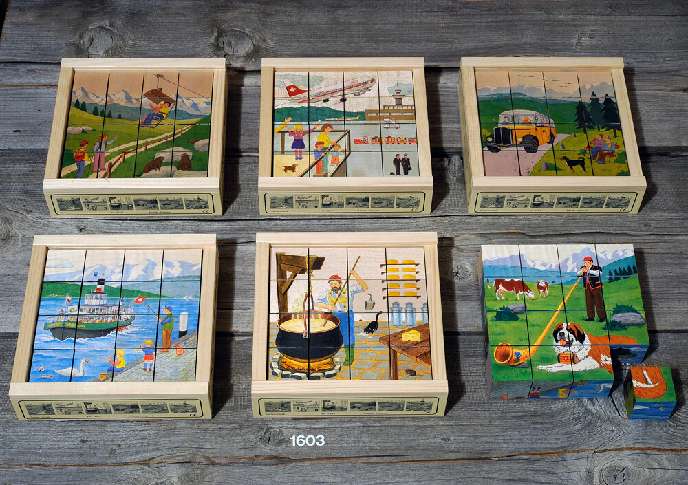 Würfelpuzzle Swiss von Atelier Fischer